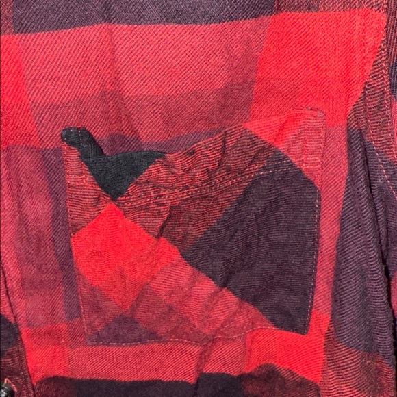 Abercrombie & Fitch Black and Red Checkered Shirt - Picture 3 of 6